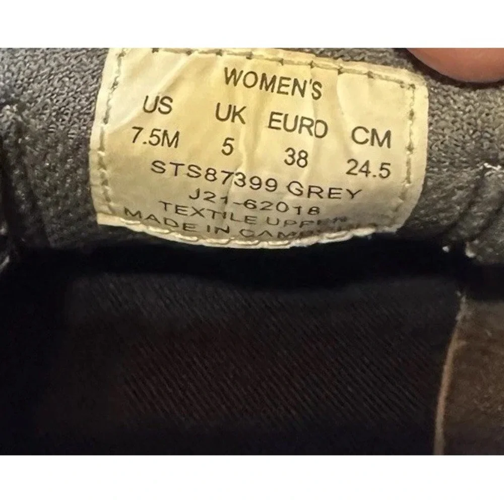 Sperry‎ Captain Moc rubber-soled shoes Women's Size 7.5 Gray
